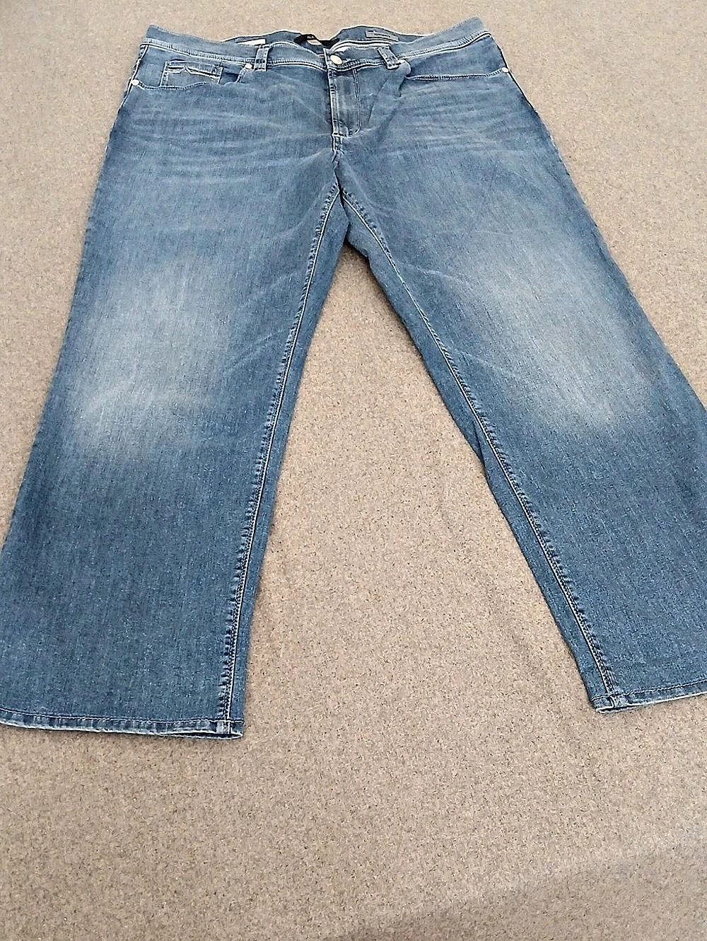 Alberto Comfort Fit Men's Blue Jeans Waist 36
